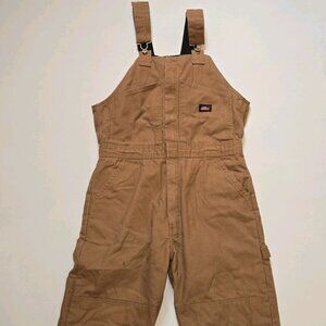 Dickies Overalls Mens Medium Brown Canvas Workwear Heavy Duty Durable CA01095 Me